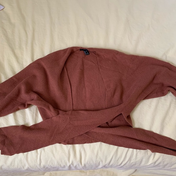 cropped tie sweater - Picture 1 of 7